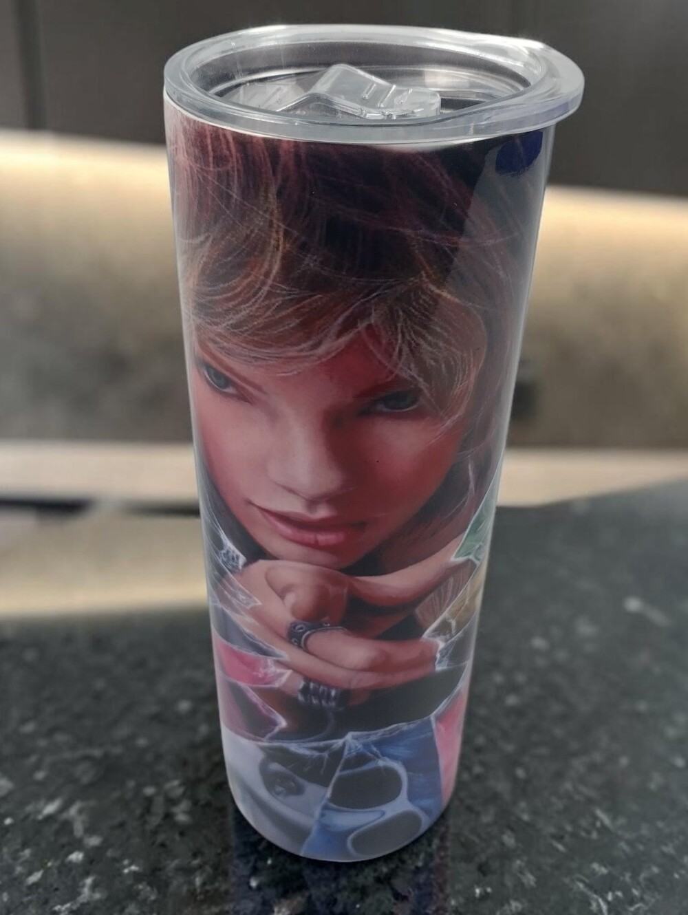 Taylor Swift 20 Oz Drink Tumbler Slide Back Top